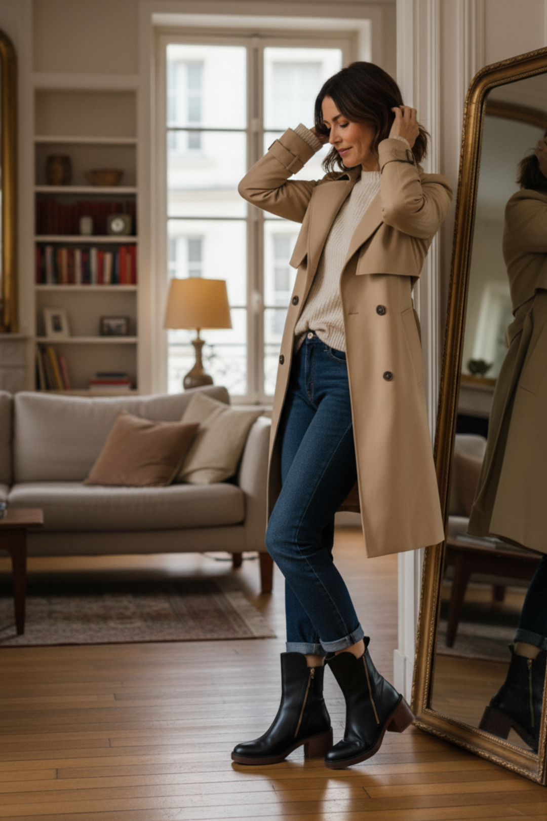 Helara - Bottes en Cuir Noires Élégantes et Confortables