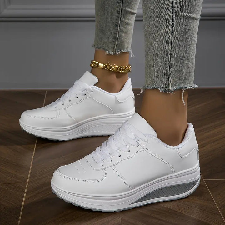 Brelina™ – Espadrilles plateforme confort à lacets