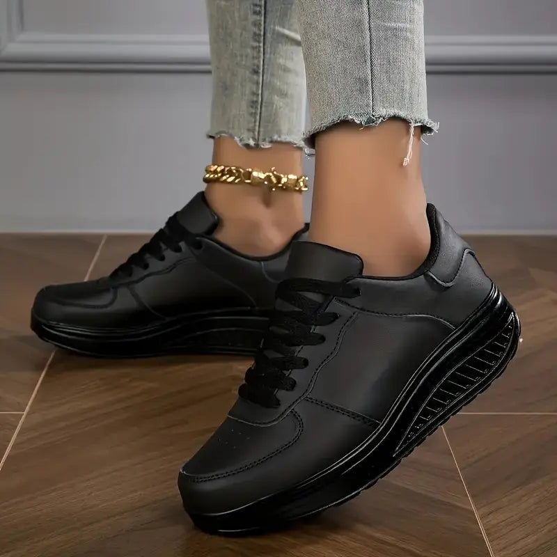 Brelina™ – Espadrilles plateforme confort à lacets