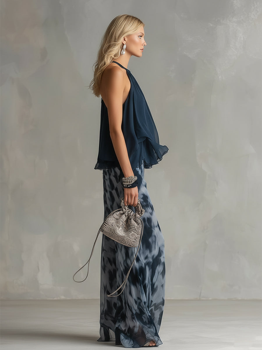 Élise | Ensemble Élégant et Léger avec Haut Fluide et Pantalon Ample