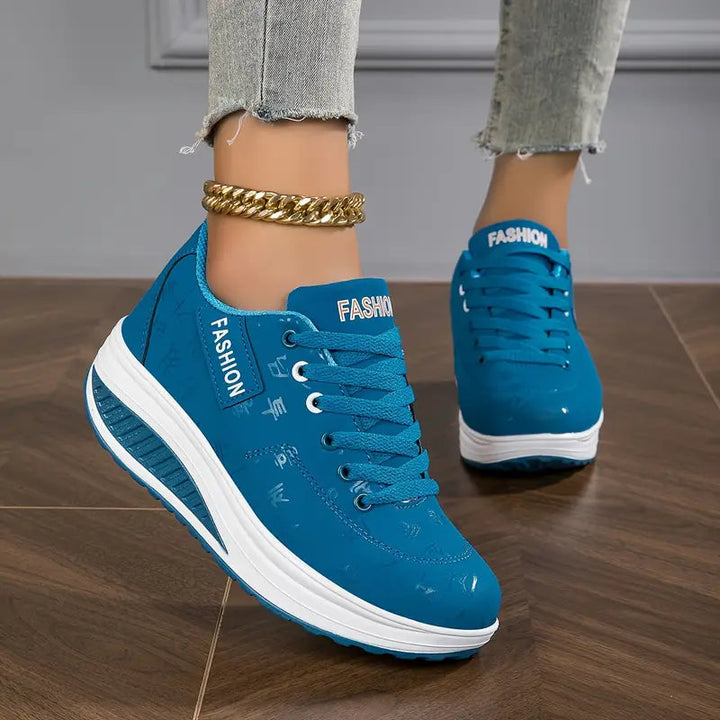 Brelina™ – Espadrilles plateforme confort à lacets