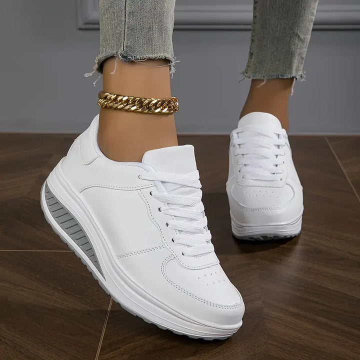 Brelina™ – Espadrilles plateforme confort à lacets