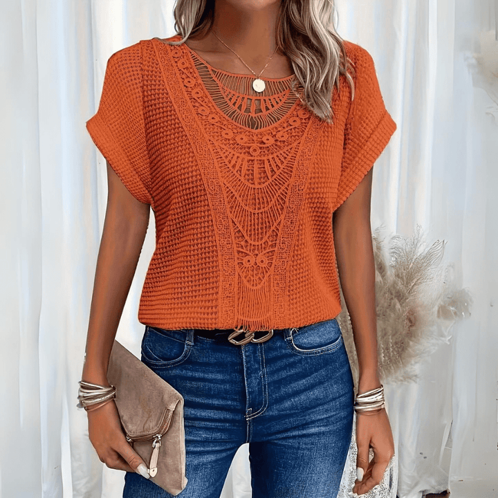 Aina - Blouse élégante style Ibiza