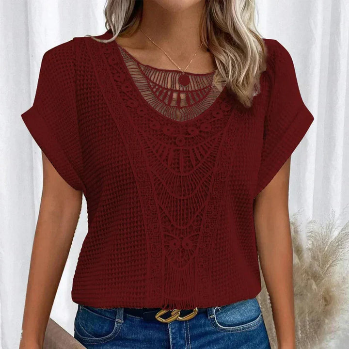 Aina - Blouse élégante style Ibiza