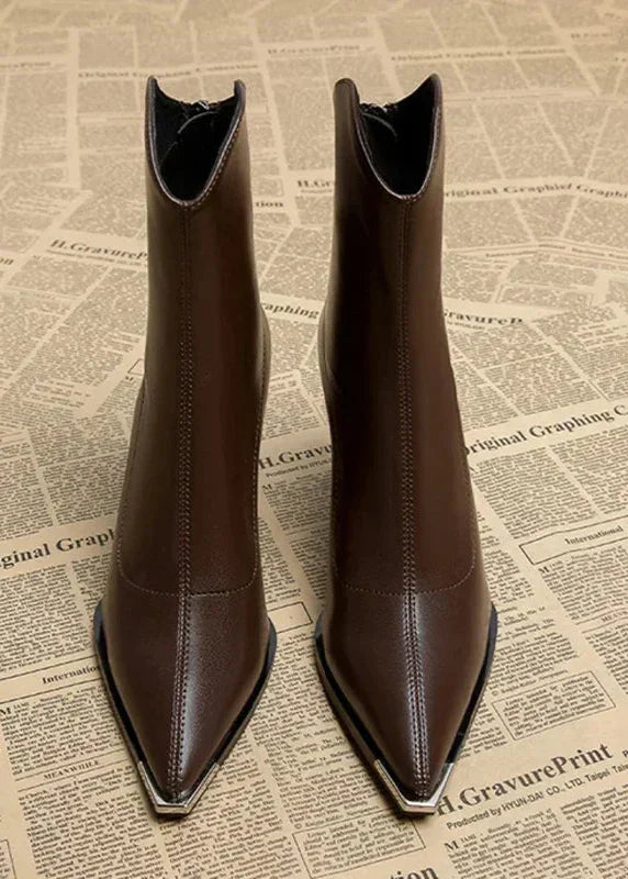 Elaina - Bottes Élégantes à Talon Haut pour Femme
