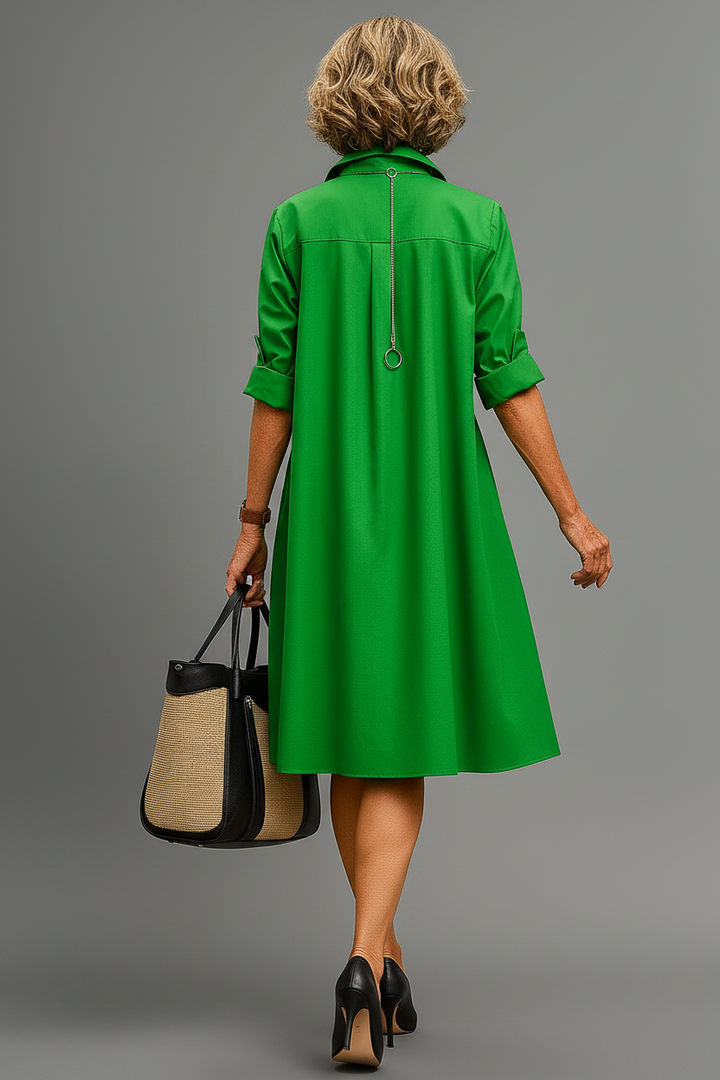 Riley | Robe Midi Élégante et Stylée