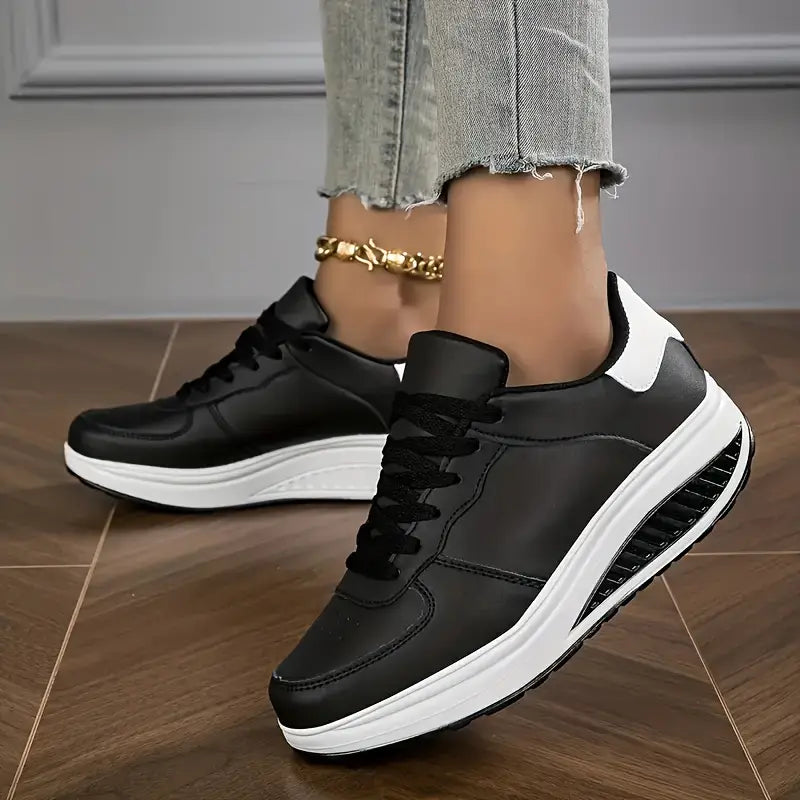 Brelina™ – Espadrilles plateforme confort à lacets