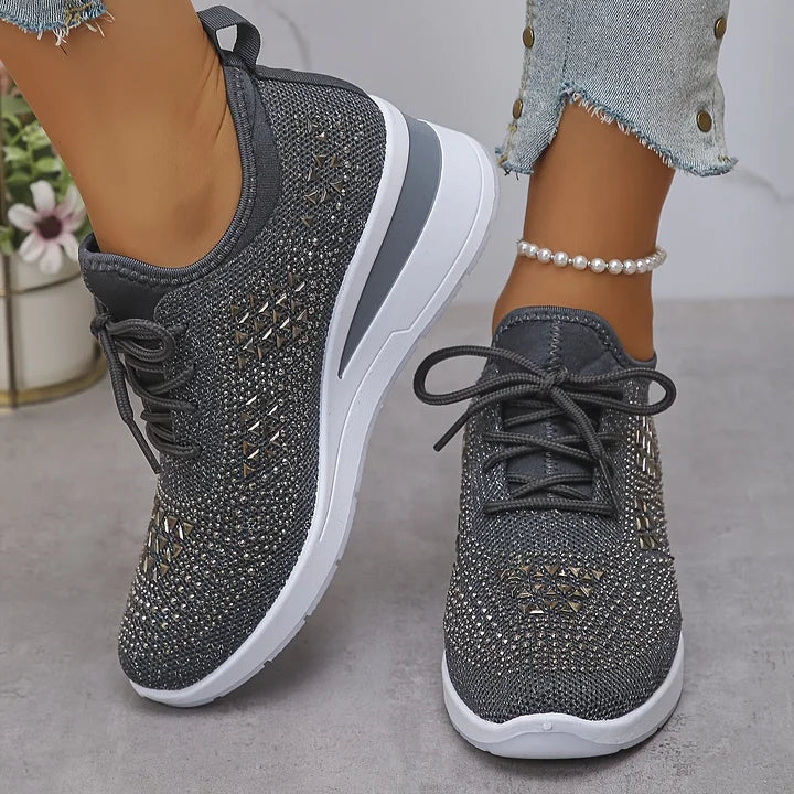 Giselle™ – Espadrilles orthopédiques à strass