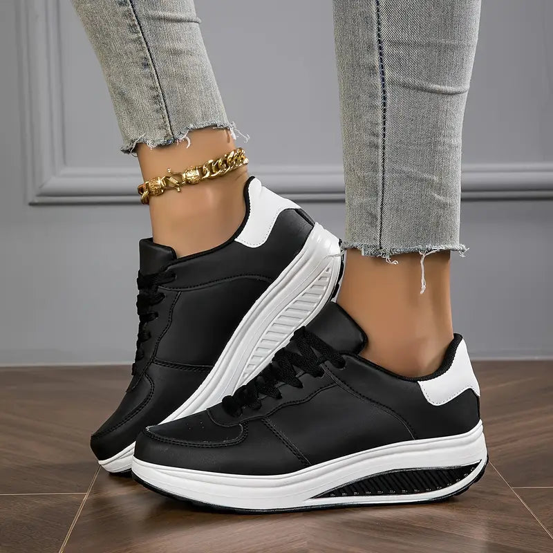 Brelina™ – Espadrilles plateforme confort à lacets